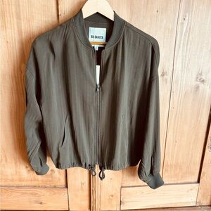 BB Dakota Olive Bomber Jacket